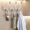 Bosdontek 10 Pcs Modern Coat Hooks Wall Hooks Clothes Hat