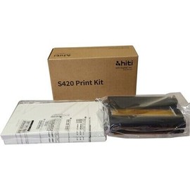2 Pack Of Hiti 4 x 6" 100 Prints Paper and Ribbon Print Kit for S420 Printer