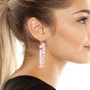 Betsey Johnson Womens GO TEAM Mismatch Earrings, One Size, Metal