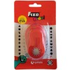 Fixo Punch with Shapes, Sun, 2.5 cm, Red, Medium