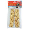 Pet Factory 24756 Braid Dog Treat, 6 To 7-Inch, 2-Pack