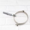 OTOTEC 4PCS Stainless Steel Pipe Clamp Pipe Brackets Clips Adjustable