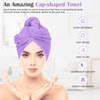 Glamza Microfibre Hair Towel Wrap Super Absorbing Twist Turban Hair