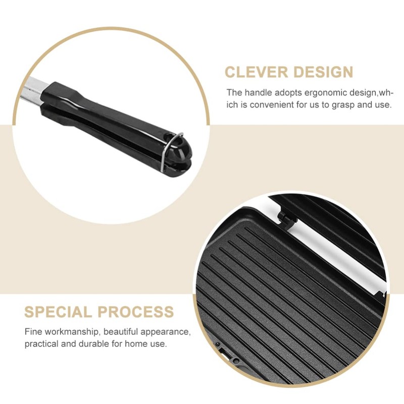 Hemoton Sandwich Baking Pan Aluminum Non Stick Omelette Pan Double