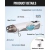Workpro 7.2 V Mini Cordless Heat Gun, 680℉ Hot Air
