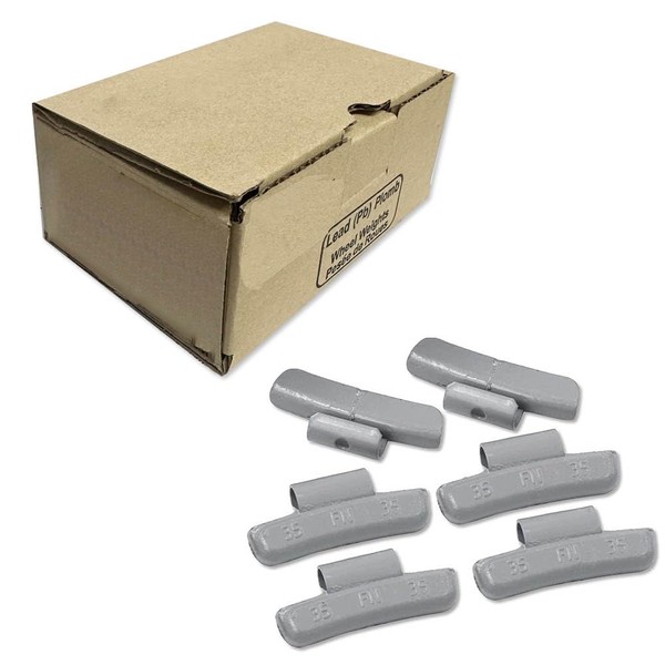 Wheel Weights FN Type Lead Clip On Coated - 25