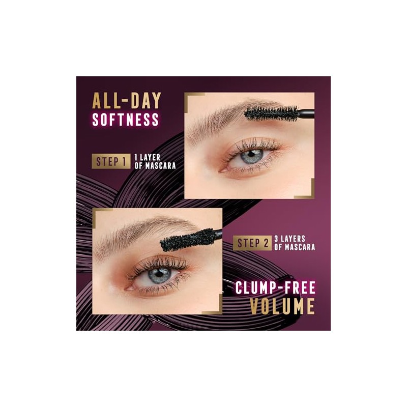Max Factor Masterpiece Divine Lashes Mascara, Mascara for Fanned and
