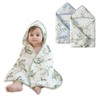 usbettas Muslin Baby Hooded Towel - 2 Pack Baby Towels,
