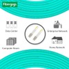 Fibergaga 2m(6ft) OM3 LC to LC Fiber Patch Cable,10GB/40GB Multimode