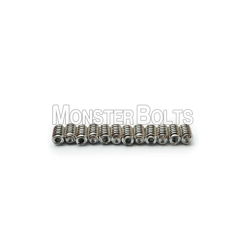 MonsterBolts - #4-40 x 3/16" Guitar Saddle Bridge Height Adjustment