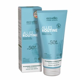 eco elio SPF 50+ Sustainable Sun Cream 200 ml "Everything Routine" I Sun Cream without Octocrylene & Microplastics I Sunscreen Face Sun Cream Face 50+ I Sun Cream Travel Size I Sun Cream Body 50+