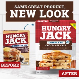 Hungry Jack Complete Chocolate Chip Pancake & Waffle Mix 28 oz