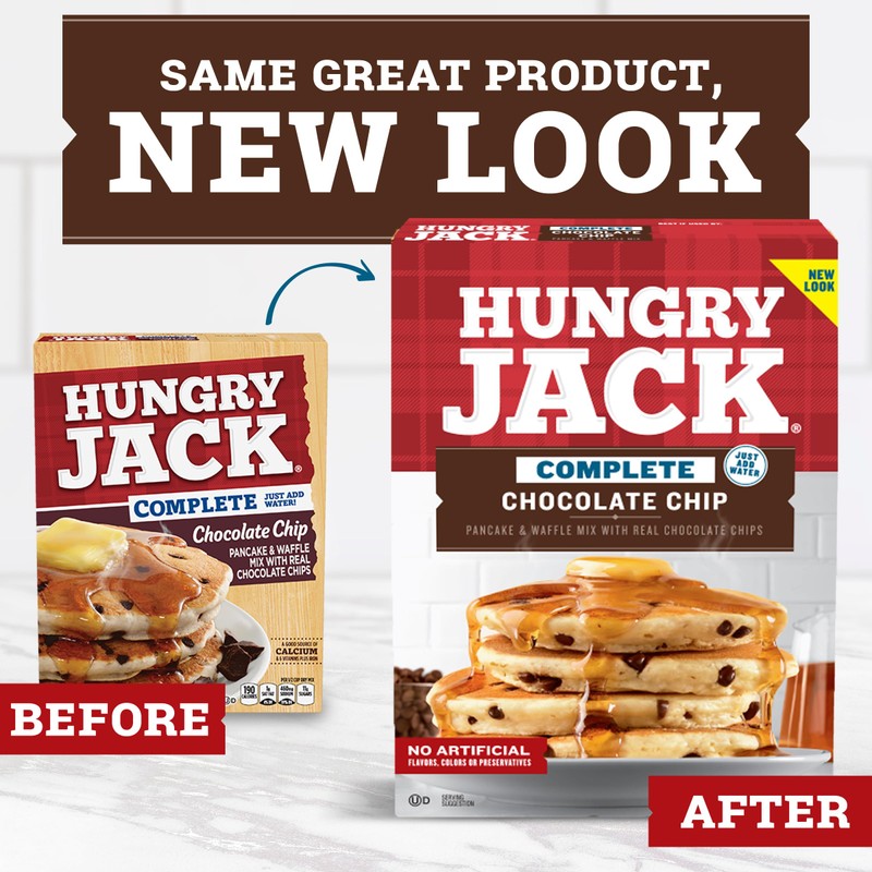 Hungry Jack Complete Chocolate Chip Pancake & Waffle Mix 28