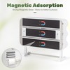 Quasziwa Aluminum Foil & Plastic Wrap Dispenser with Cutter -