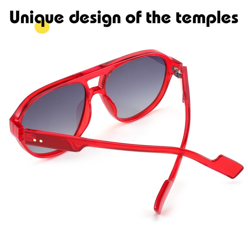 FEISEDY Sunglasses Women Men Polarized, Small 70s Aviator Frame, Retro