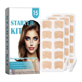 Nasal Dilator Nasenatmungs-Pflaster und Schlafclips gegen Schnarchen, Anti-Schnarch-Streifen, Anti-Schnarch-Geräte, Schnarch-Stopper Reduzierung des Schnarchens, Schnarchenanzug