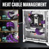 EZDIY-FAB PSU Cable Extension Kit,16AWG Power Supply Extension Cable,1x24Pin/2x4+4 EPS/3x6+2