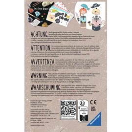 Ravensburger EcoCreate 18130 Pirates DIY Craft Set for Children from 6 Years