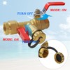 Xiny Tool 3/4-Inch IPS Isolator Tankless Water Heater Service Valve