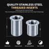 SENNMONN M6X1.0 Metric Thread Repair Kit with Insert HSS Drill,