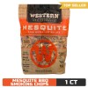 Western Premium BBQ Products Mesquite BBQ Smoking Chips, 180 Cu