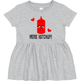 inktastic Ketchup Lover Funny Infant Dress 24 Months Heather Grey 37ec1