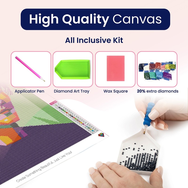 Modern Merch Justin Bieber Diamond Art Kits for Adults, Celebrity