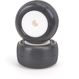 Schumacher Racing U6880 Mini Spike-Silver-Truck Tyre - Pre-Glued pr
