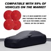 Hirificing 4PCS Spider Web Car Cup Holder Coaster, 2.75 Inch