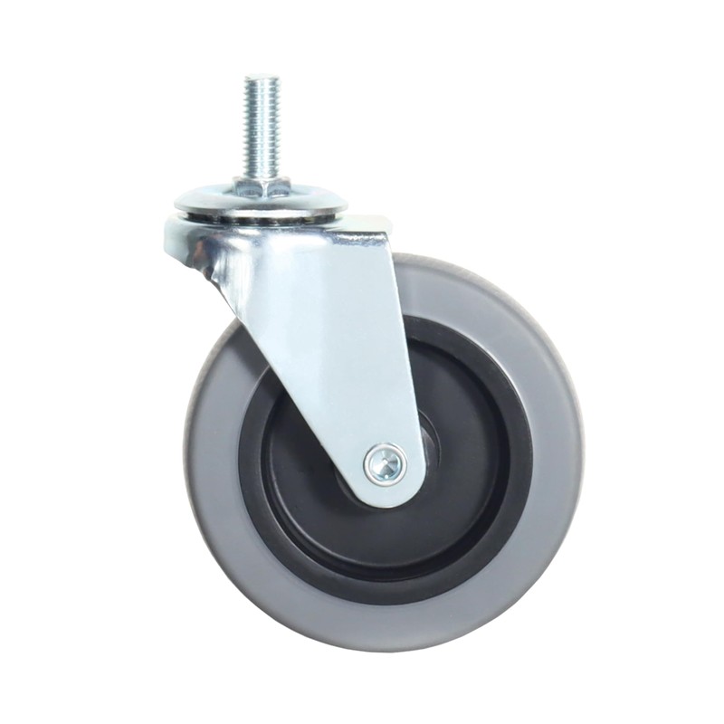 Caster Wheels, 4 Inch Heavy Duty Casters Threaded Stem Casters