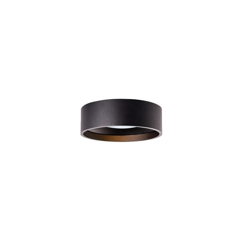Kuzco Lighting EC18705-BK Trenton Outdoor LED Ceiling Flush Mount, Black