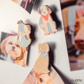 Karma Magnetic Shaped Chip Clips - Bag Clips - Potato Chip Bag Clips - Colorful and Fun Bag Clips for Food and Storage - One Size, Cats