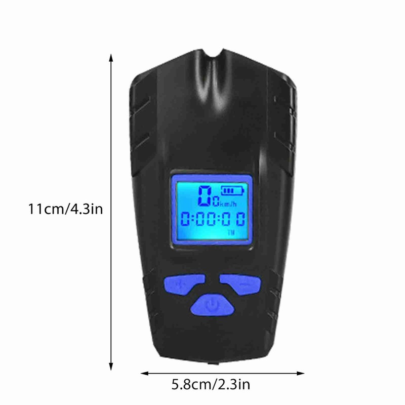 Bicycle Head Light Bike with Speedometer Wireless Horn 2000mAh Waterproof