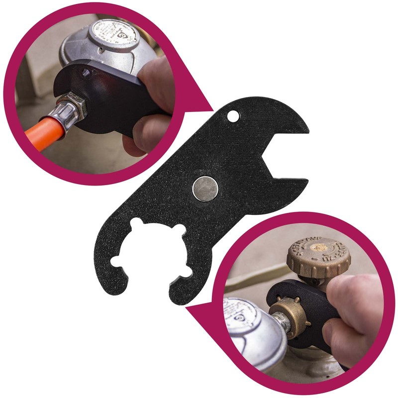 Mobilefox Gas Key Suitable for Gas Regulator Pressure Regulator Motorhome