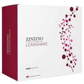 Zinzino - LeanShake Berry Whey Protein Powder, Portion Packs, Supports Muscle Building, Gut Health, and Healthy Body Balance - 16 x 30g