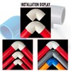 MroMax 50mm ID Slip 90 Degree PVC Pipe Fitting Elbow