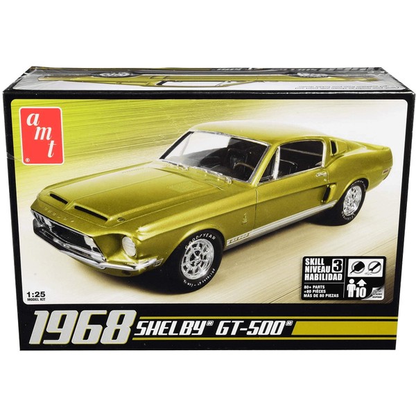 AMT - 1968 Shelby GT500 2T (AMT634M/12), 1:25 Scale, Standard