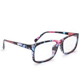 Nearsighted Oversize Myopia Glasses Everyday Use Mens Womens -1.00 Multi-colored Distance Glasses (NOT READING GLASSES)