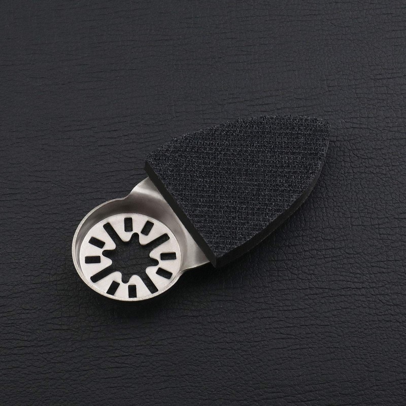 YINETTECH 52 Pieces Oscillating Multitool Finger Sanding Pads Accessory Kit