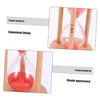NOLITOY Sand Timer for Study and Cooking Red Timer Management