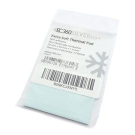 EC360® Silver Soft 12W/mK Thermal Pad 50 x 50 x 1.0 mm Soft