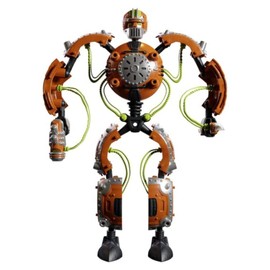GIGABOTS Energy Core SCRAPBOT Transforming 13 inch action figure Collectable poseable figures construction toys (61128)