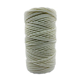 Twine by Design #36 3-Strand Twisted Rosary Twine - Excellent Quality Twine for Crafts, DIY Projects, Rosaries (Pristine White)