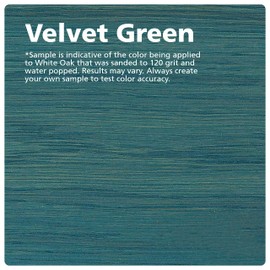 Rubio Monocoat Wood Stain & Finish 65 ft² - Velvet Green | Oil Plus 2C | Quick-Dry, Eco-Friendly Linseed Wood Oil for Indoor Use, Includes Accelerator (Part B) | Protector | 130 ml