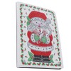 DIY Christmas Santa Claus Pattern Diamond Painting Notebook Kits Decoration