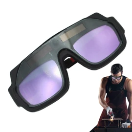 Welding Glasses,Anti-Glare Welding Eyewear - Shock Scratch Resistant Auto Darkening Welder Goggles for TIG ARC MIG Plasma Cutting Construction Lab Grinding