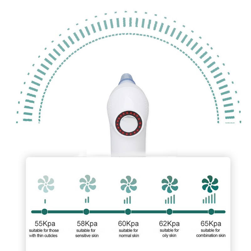 Cold Heated Blackhead Remover Clean Acne Pore Electric Blackhead Remover