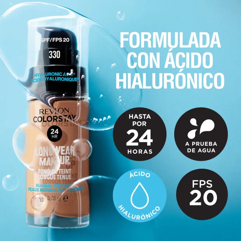Revlon Base Maquillaje Liquido Colorstay Normal/seco Tono Nude
