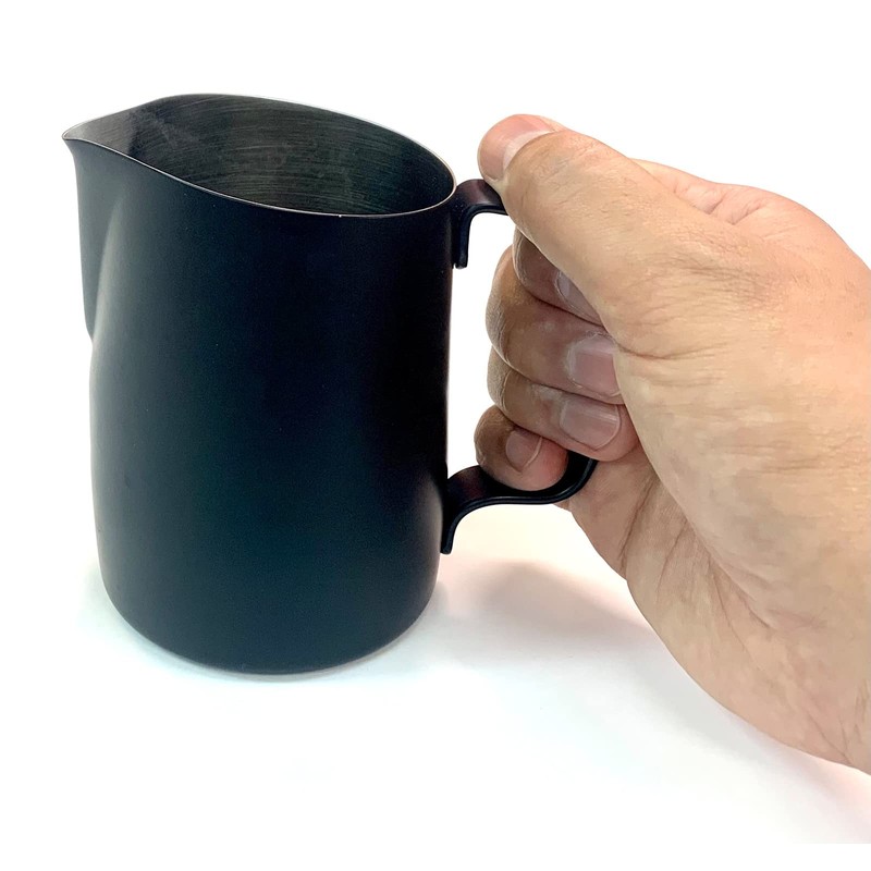 WPM HC7107BK Milk Pitcher, 15.9 fl oz (450 ml), Black