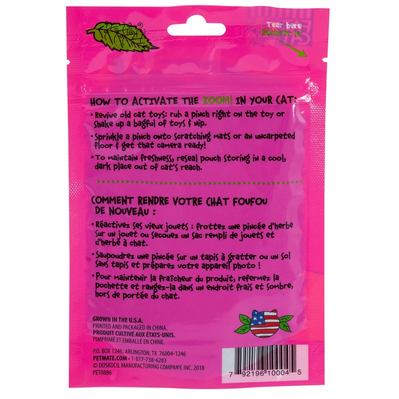 Petmate Organic Catnip - Hoots Zoom Around the Room Catnip